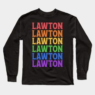 LAWTOWN COLORFUL CITY Long Sleeve T-Shirt